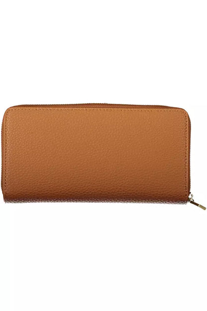 Elegant Brown Multi-Compartment Wallet