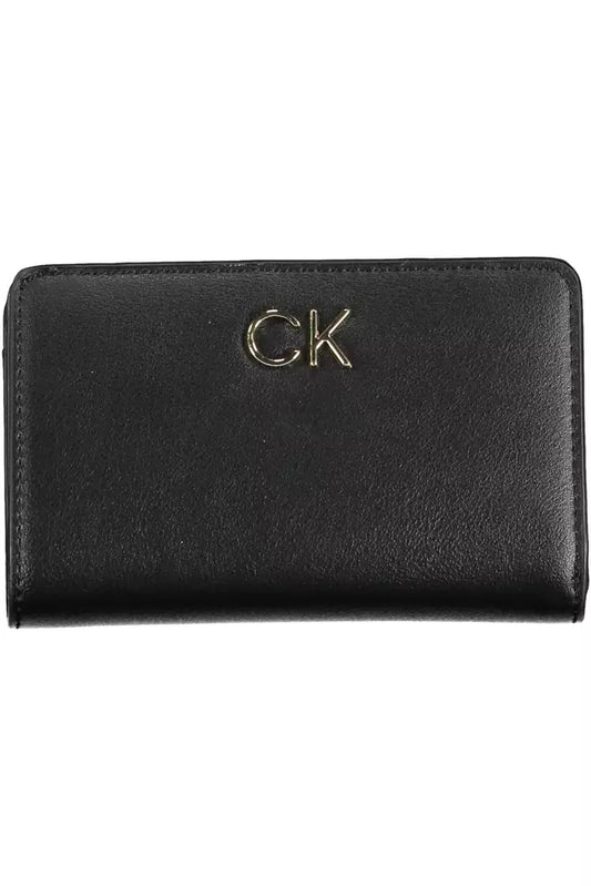 Elegant Black RFID Wallet with Multiple Compartments