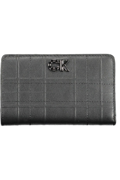 Elegant Black Tri-Fold RFID Wallet