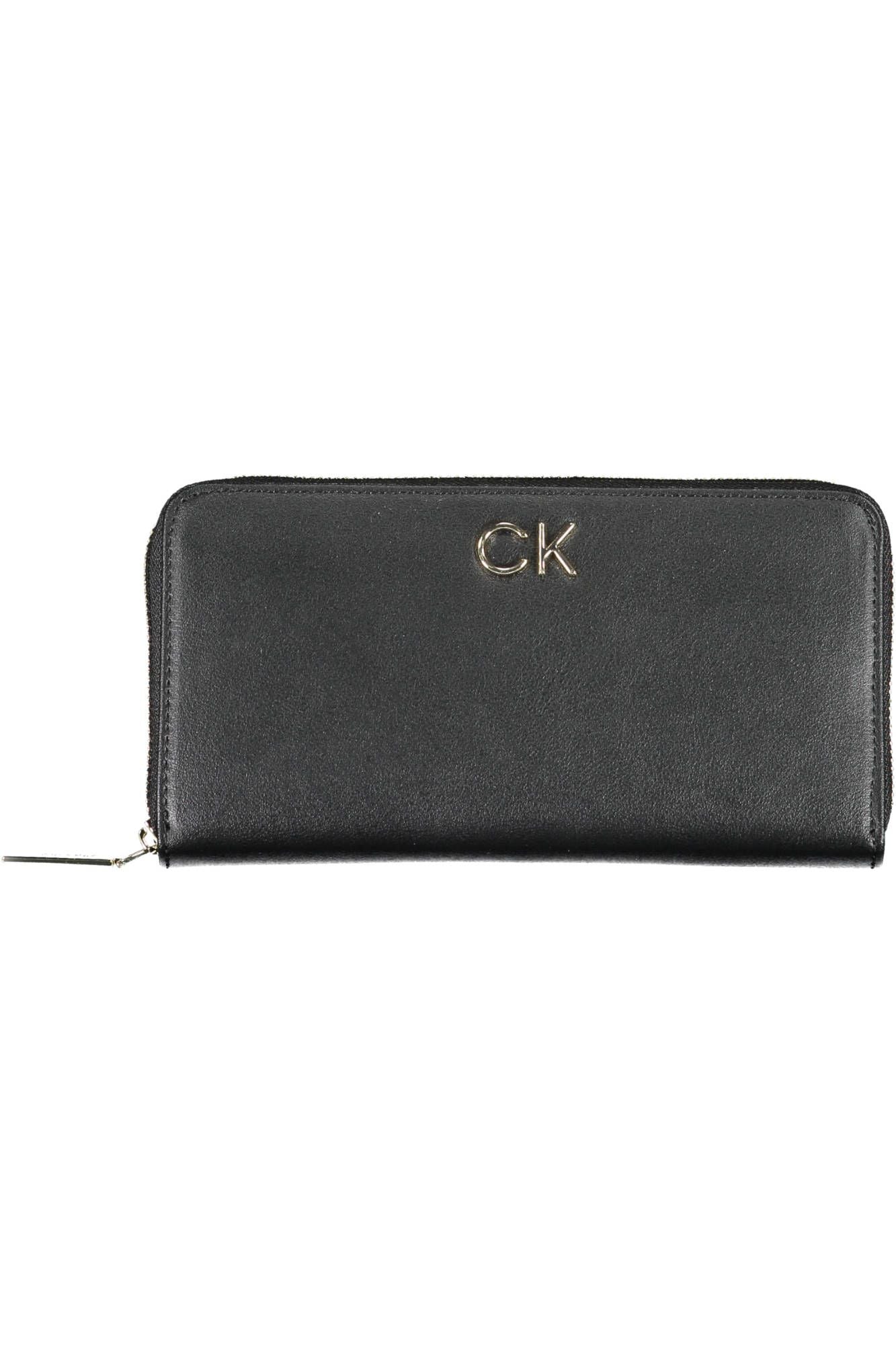 Elegant Black Five-Compartment Wallet