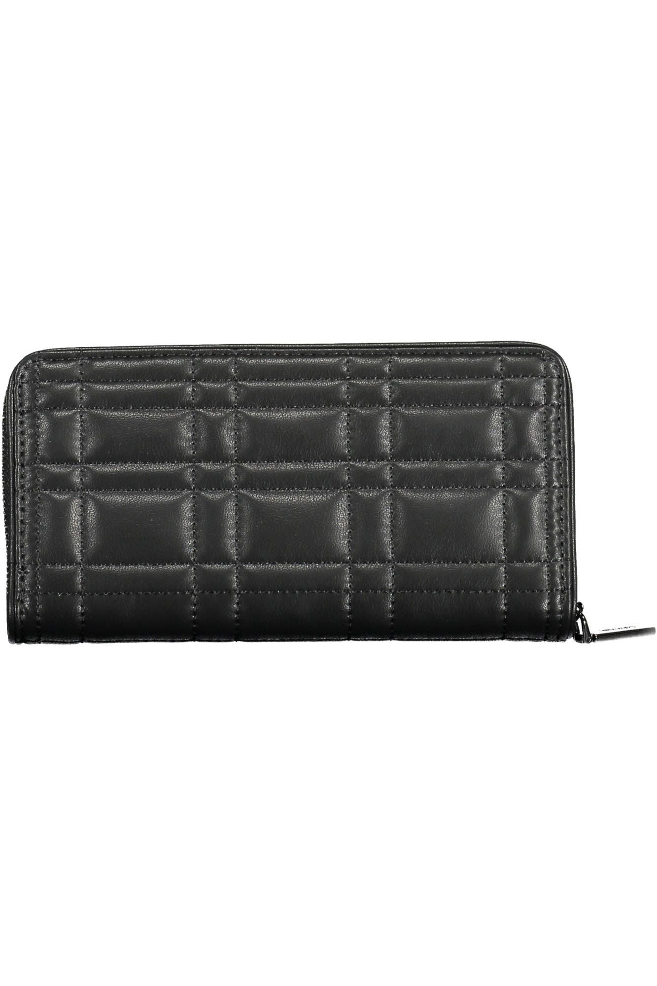 Chic Black RFID Secure Wallet with Contrasting Accents