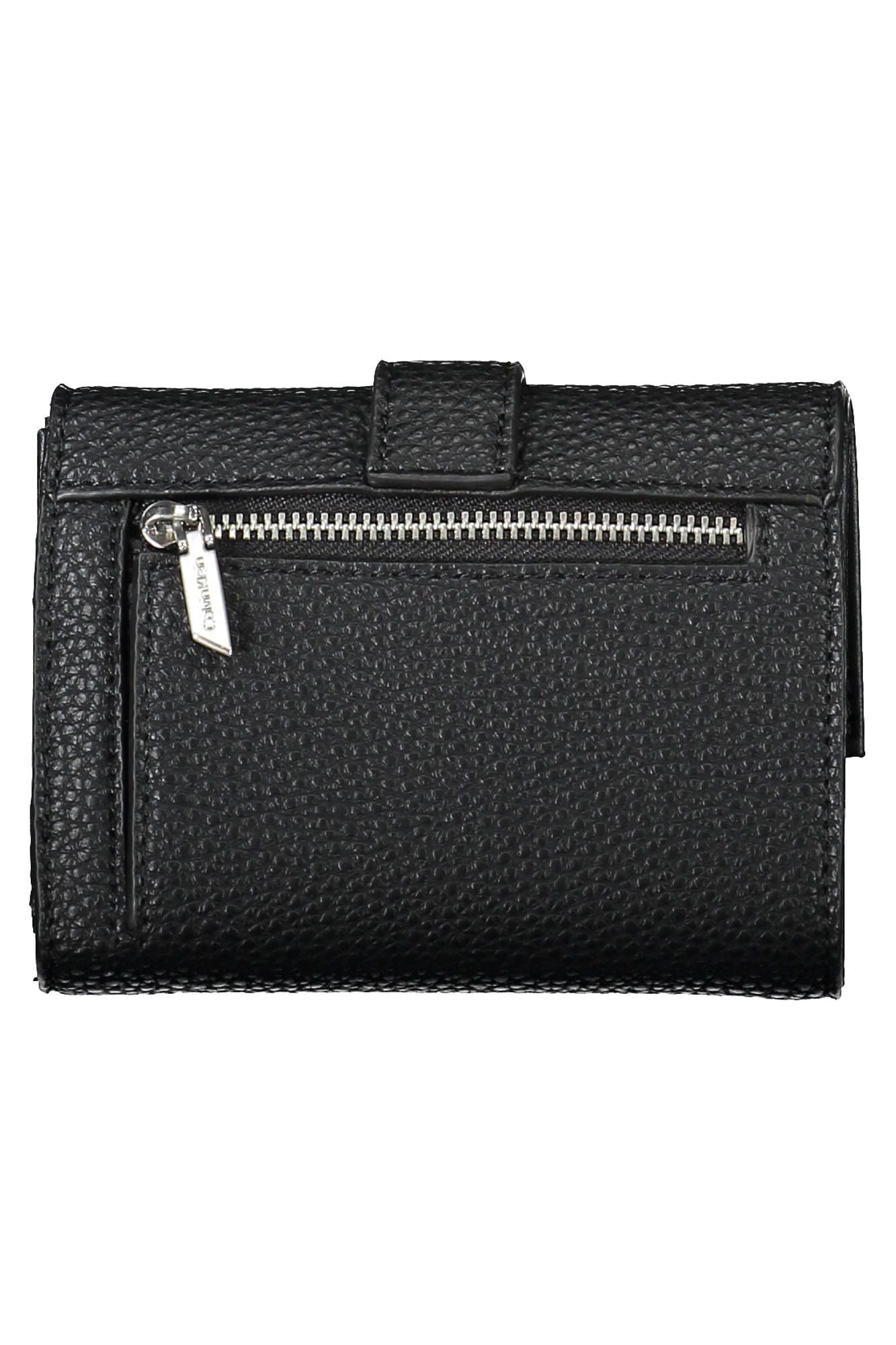 Elegant Snap Closure Wallet with Contrasting Details