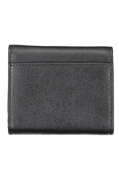 Elegant Black Polyester Wallet with RFID Lock