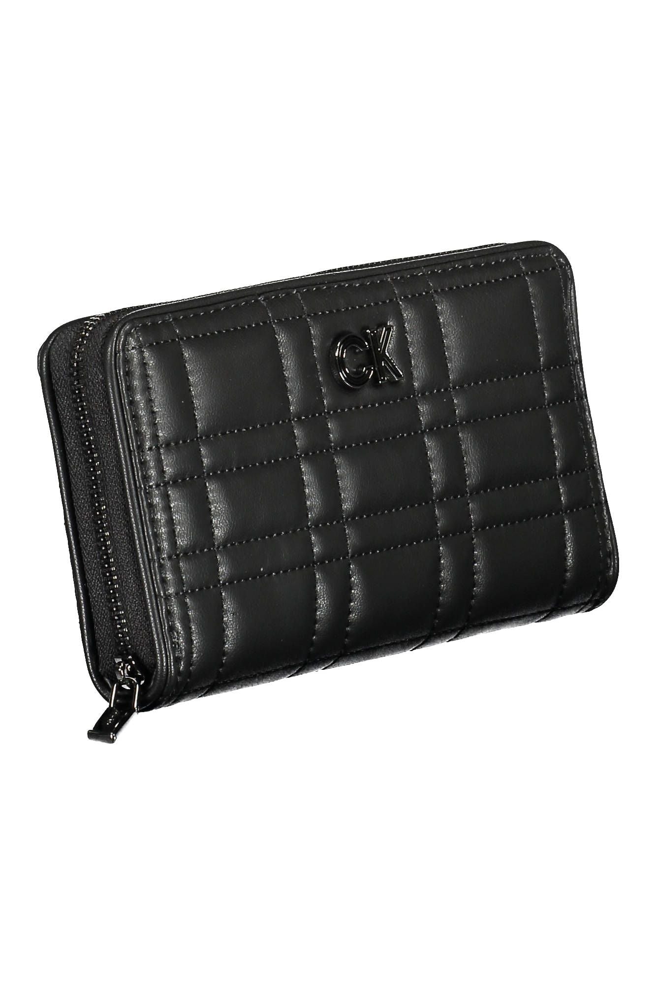 Chic Black RFID Secure Wallet with Contrasting Accents