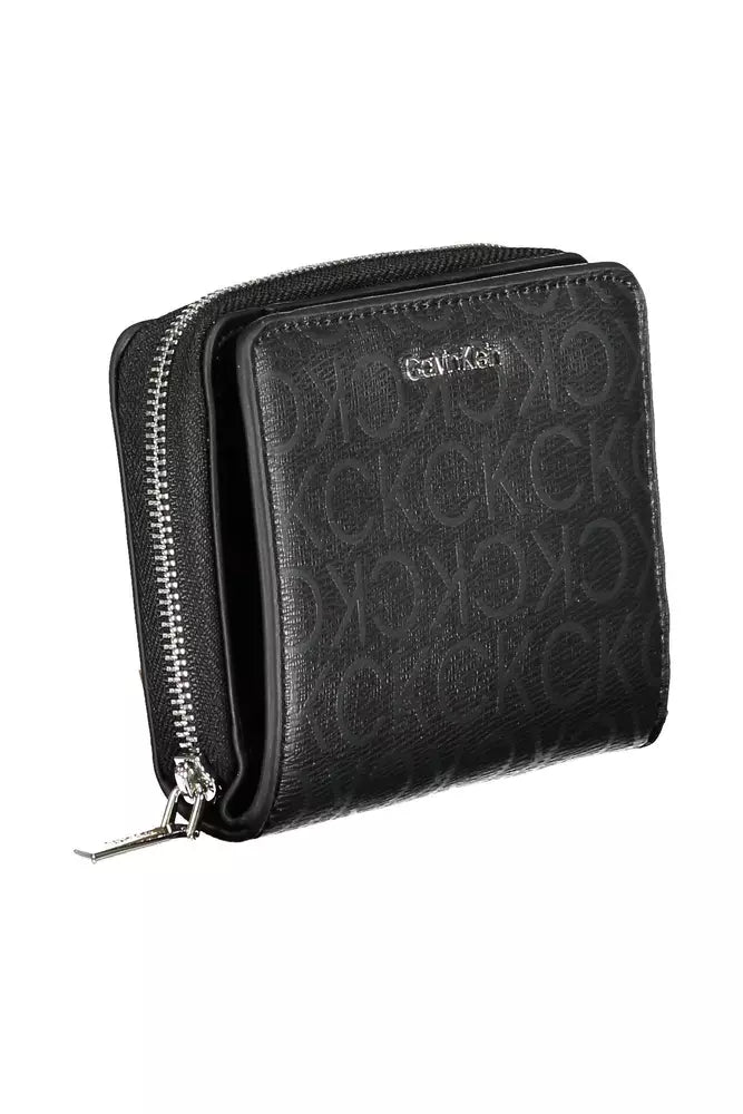 Elegant Black Wallet with RFID Block & Coin Purse