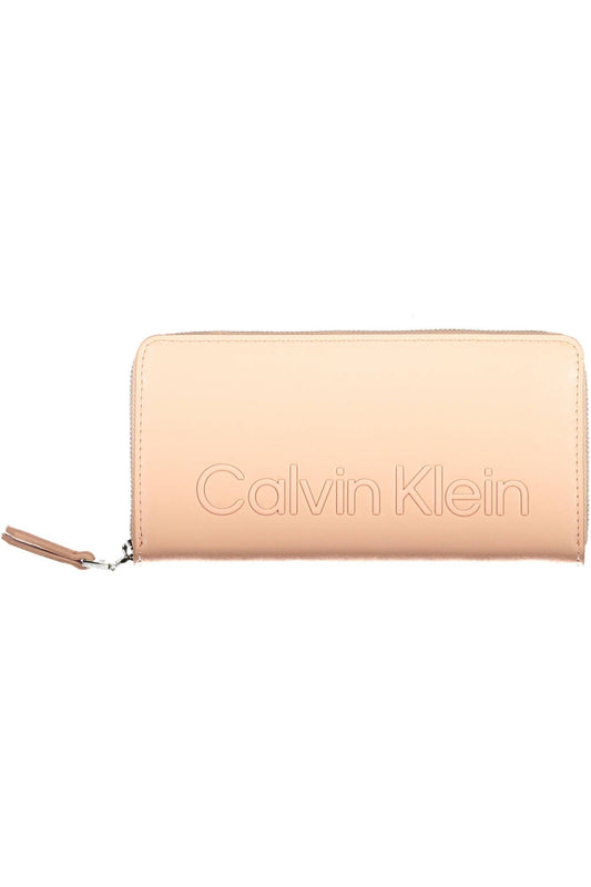 Chic Pink Wallet with RFID Blocking and Zip Closure