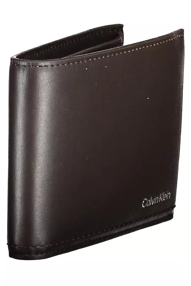 Elegant Leather Wallet with RFID Blocker