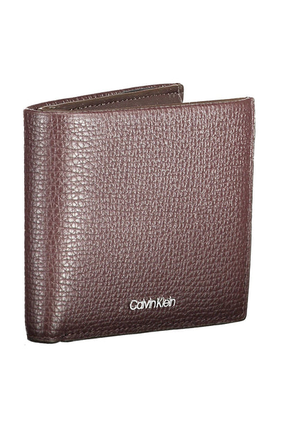 Elegant Brown Leather Wallet with Coin Purse