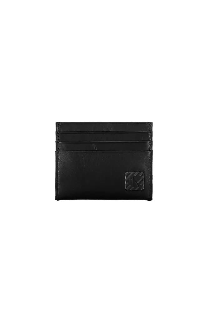 Sleek Black Leather Cardholder
