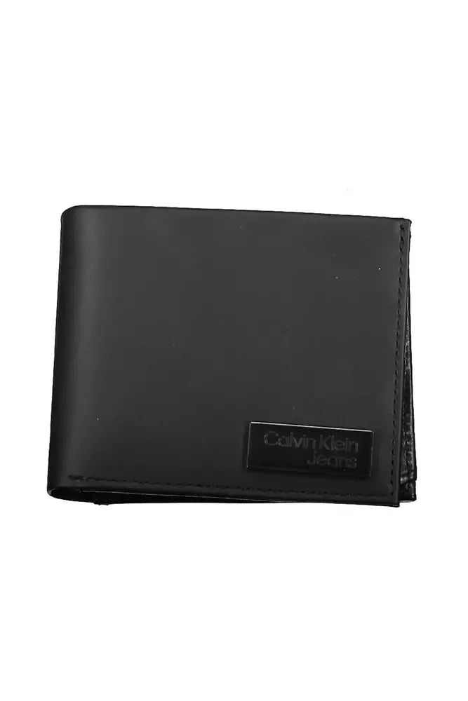 Sleek Black Leather Wallet for the Modern Man