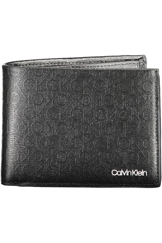 Sleek Black Leather Wallet with RFID Protection