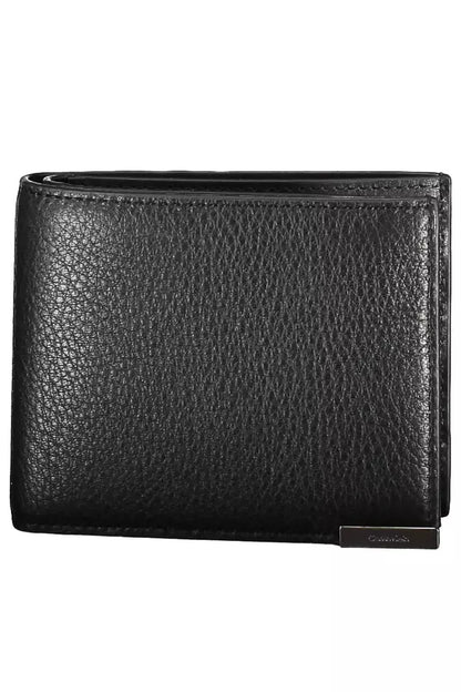 Elegant Leather Bi-Fold Wallet with RFID Block