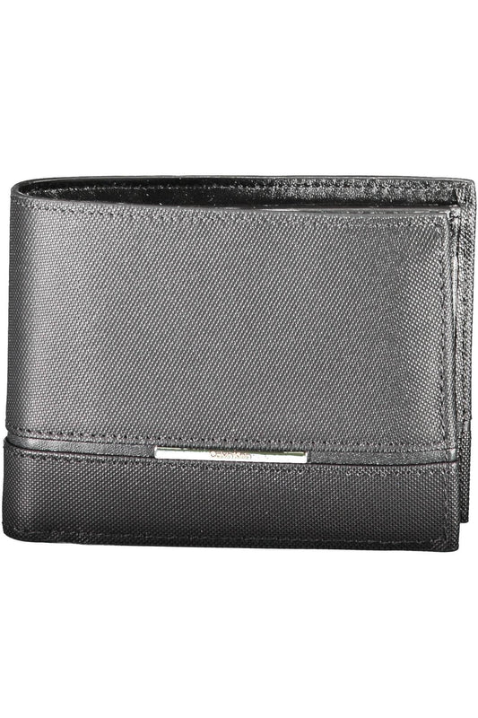 Sleek Black Leather Wallet with RFID Block