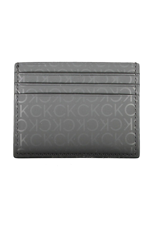 Sleek Black Polyethylene Card Holder