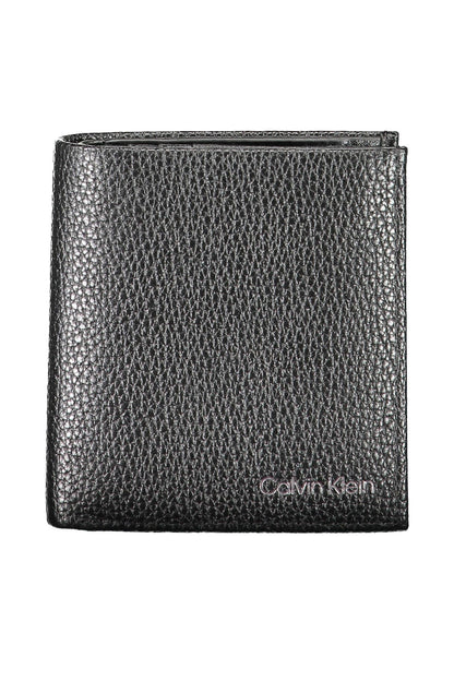 Elegant Black Leather Wallet with RFID Block