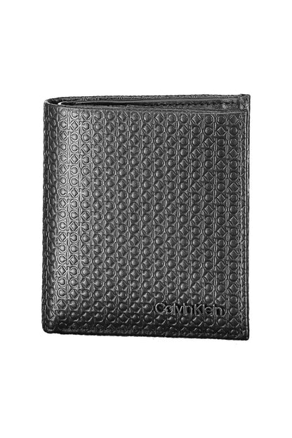 Sleek Black Leather RFID Wallet for Men