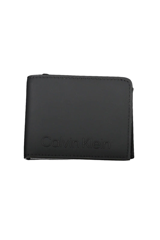 Sleek Black Leather RFID Wallet