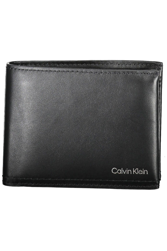 Elegant Leather Dual-Compartment Men's Wallet