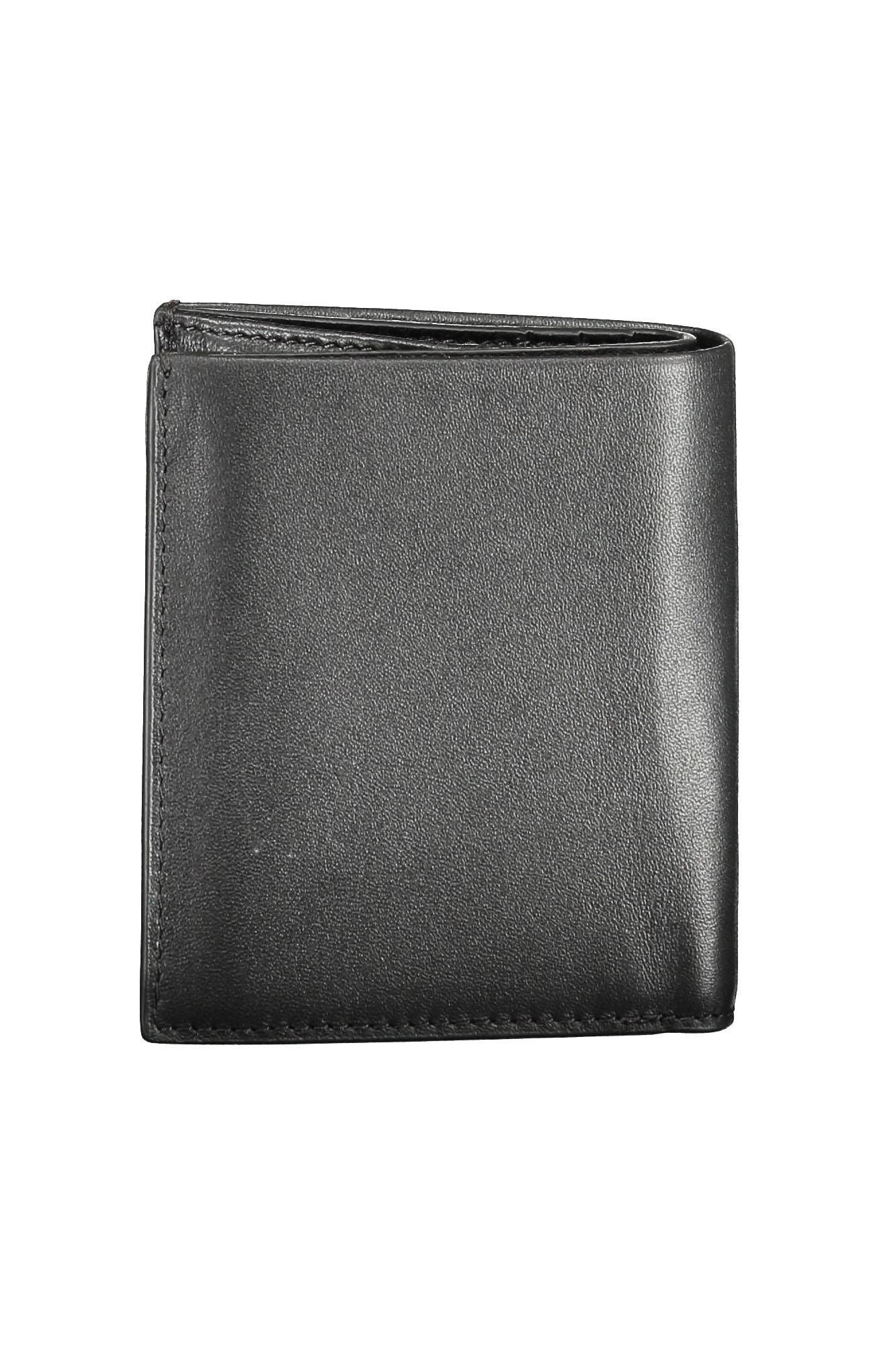 Sleek Dual Compartment Leather Wallet