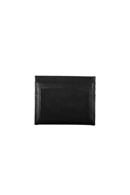 Sleek Black Leather Cardholder