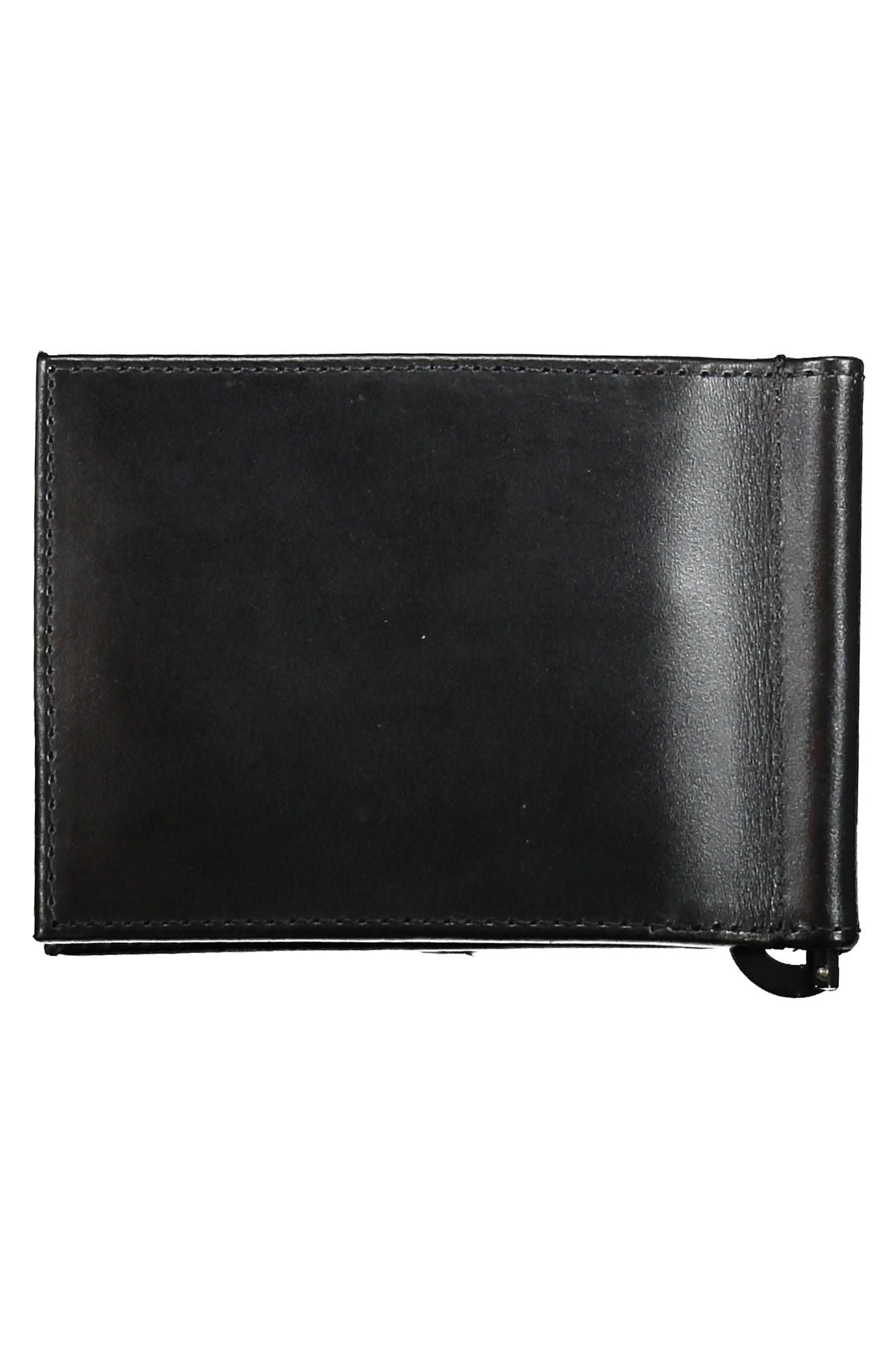 Sleek Black Leather RFID Wallet