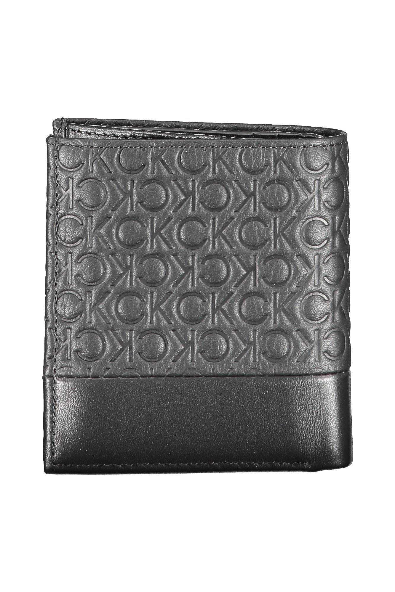 Elegant Black Leather Bifold Wallet