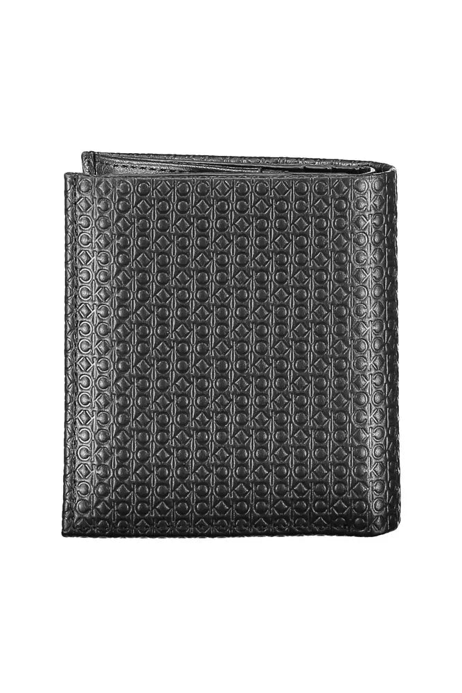 Sleek Black Leather RFID Wallet for Men