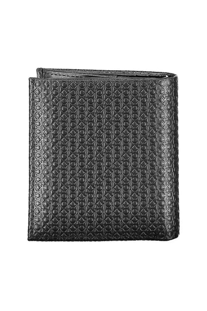 Sleek Black Leather RFID Wallet for Men