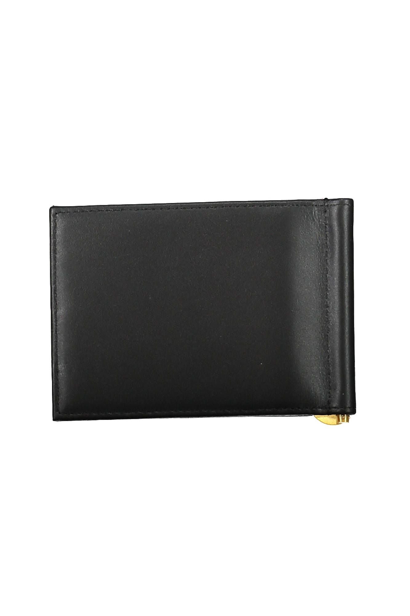 Sleek Black Leather RFID Wallet