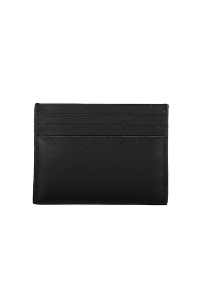 Elegant Leather Card Holder with Contrasting Details