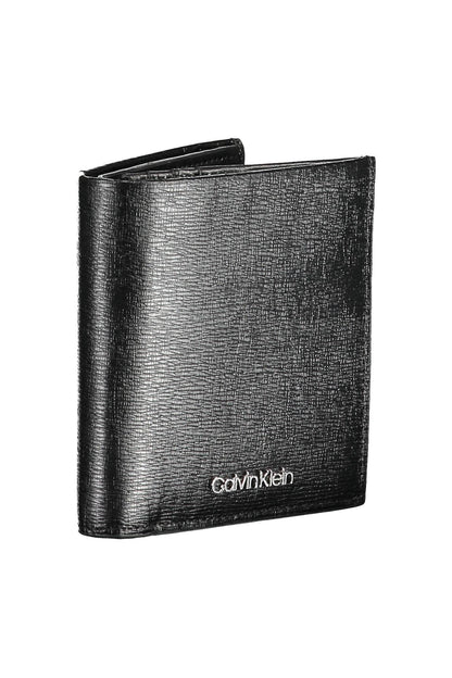Sleek Black Leather Wallet with RFID Block