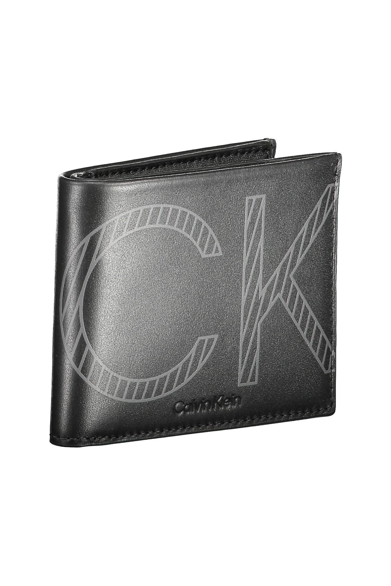 Elegant Black Leather Bifold Wallet