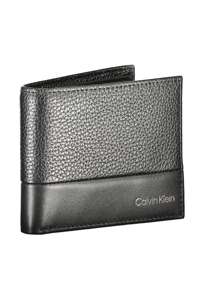 Sleek Black Leather RFID Wallet