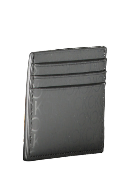 Sleek Black Polyethylene Card Holder