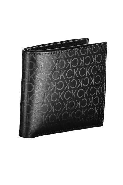 Sleek Black Bifold Wallet with RFID Block