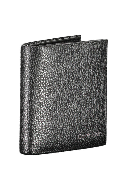 Elegant Black Leather Wallet with RFID Block