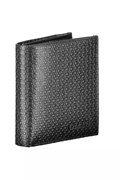 Sleek Black Leather RFID Wallet for Men