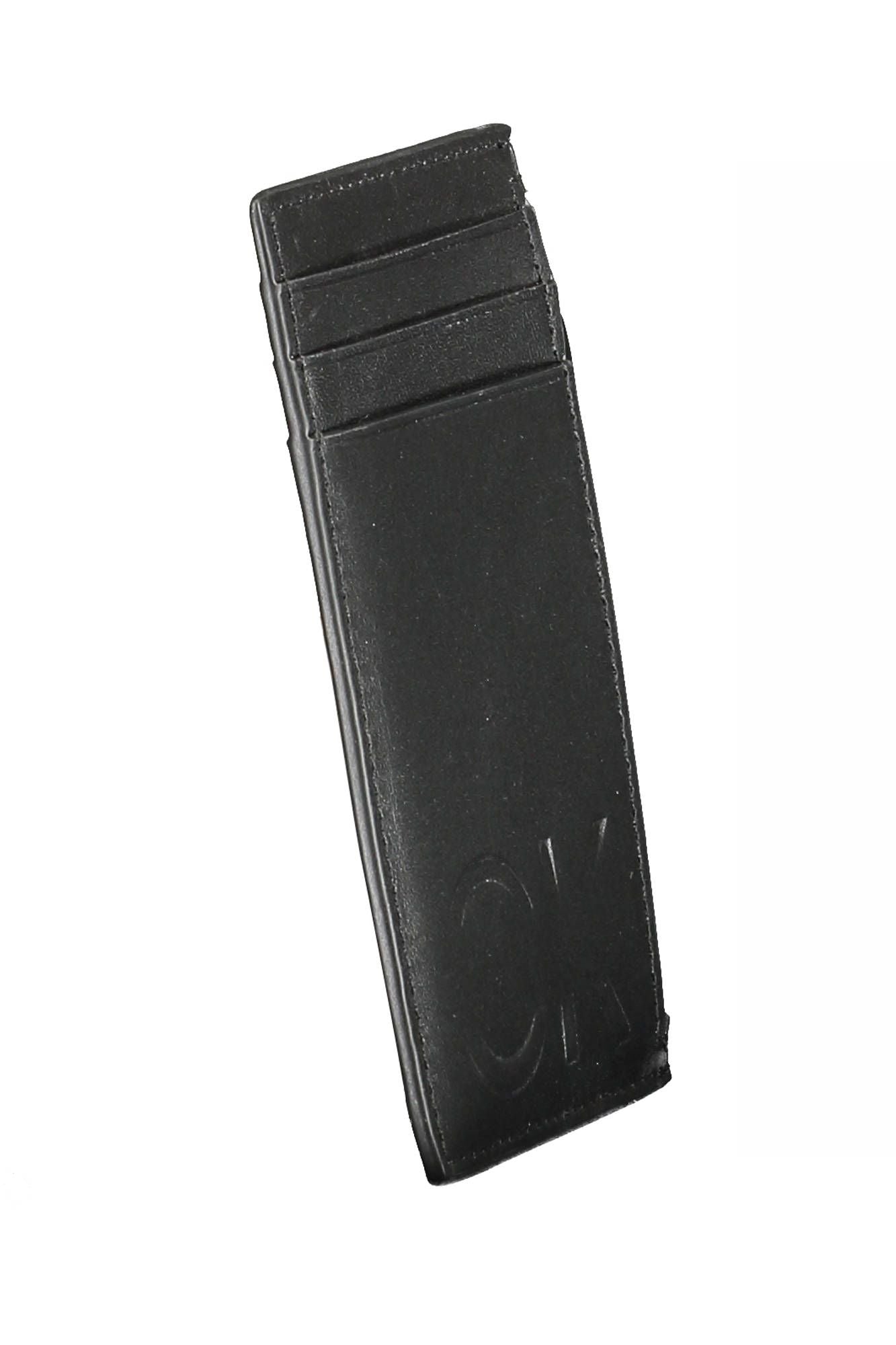 Sleek Leather Zip Wallet in Timeless Black