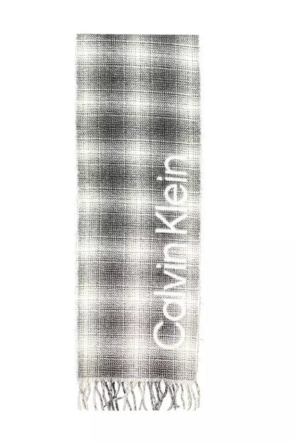 Elegant Contrasting Logo Scarf