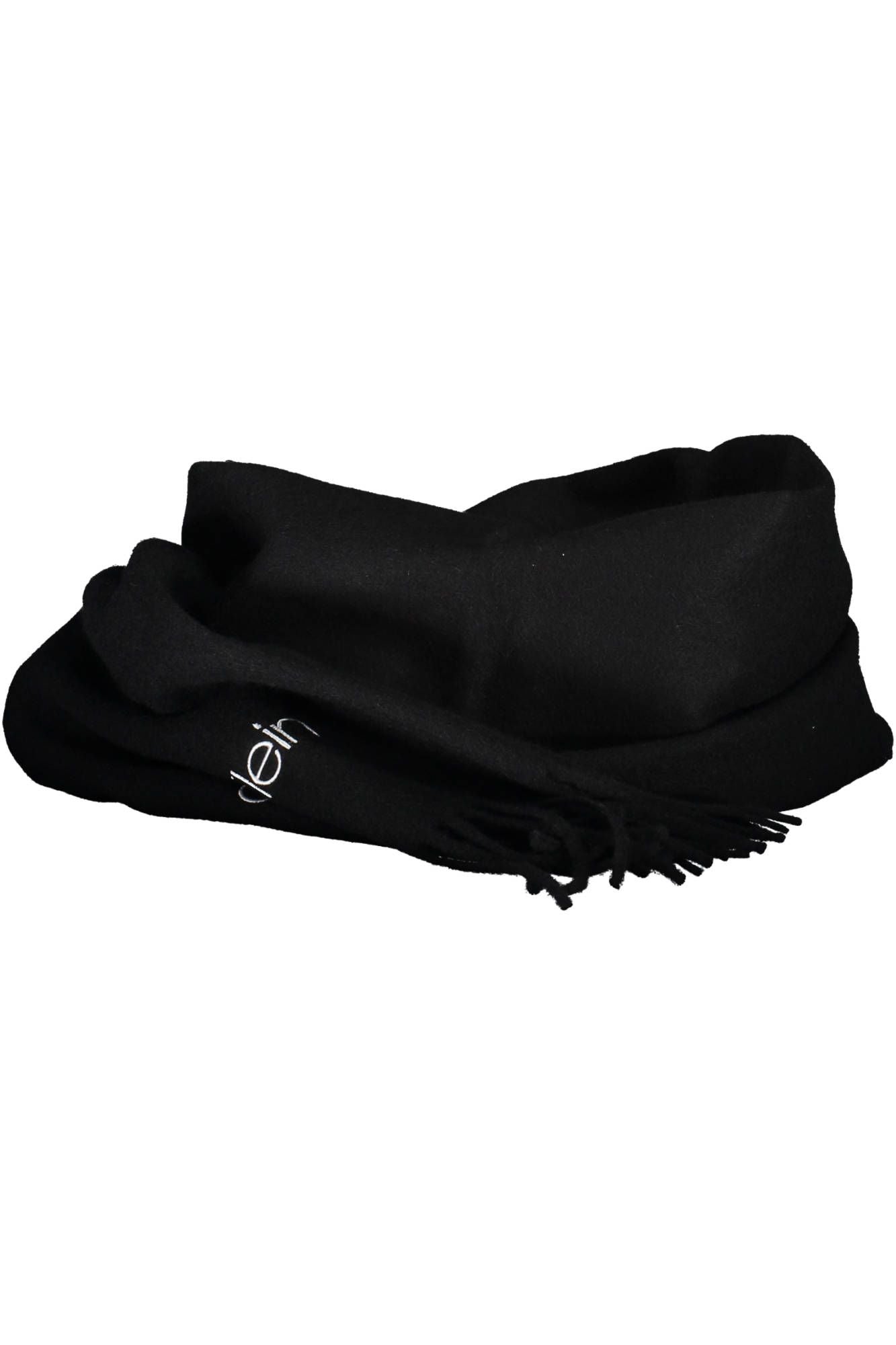 Elegant Black Scarf and Cap Duo Set