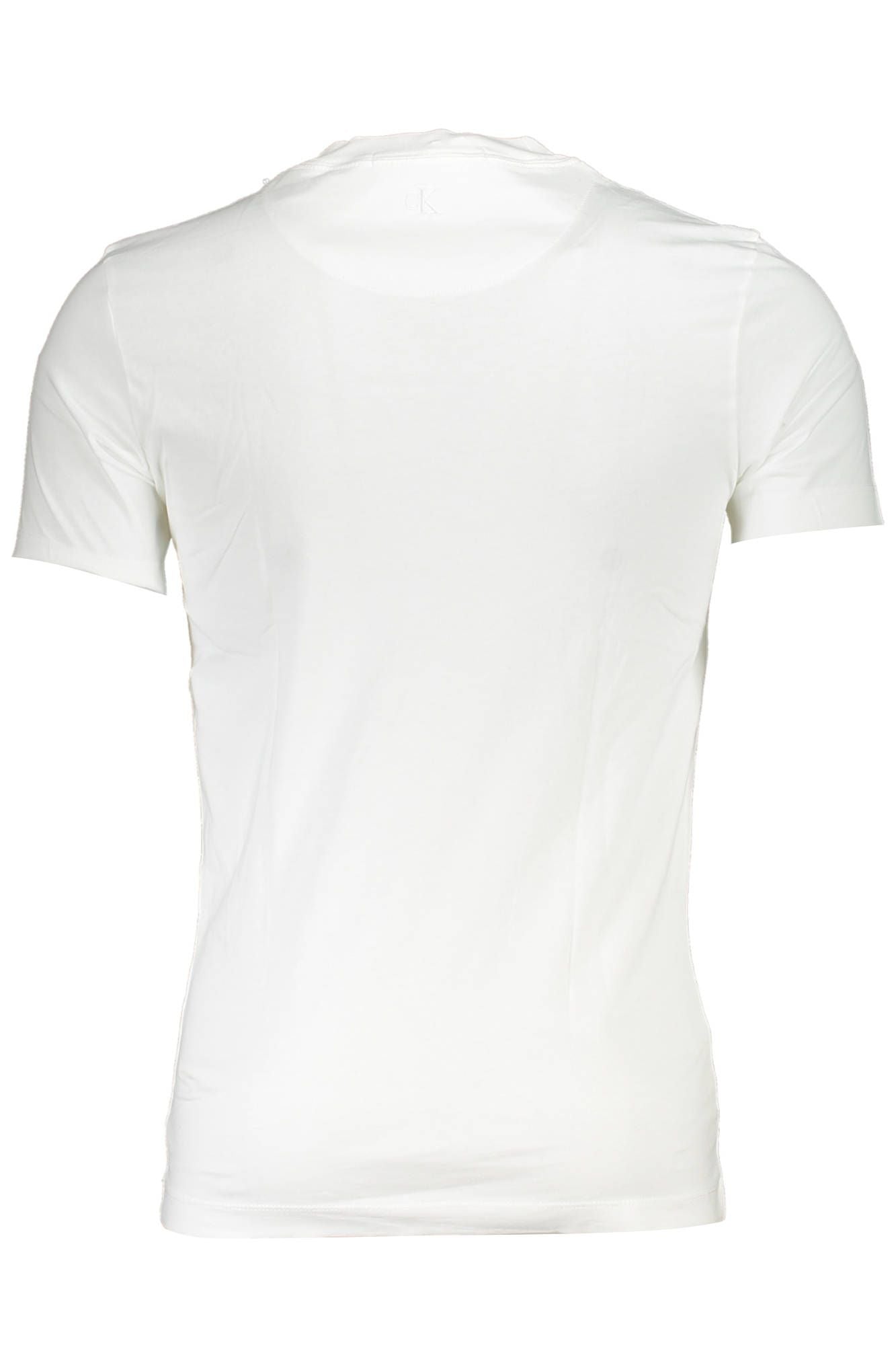 Elegant White Embroidered Logo Tee