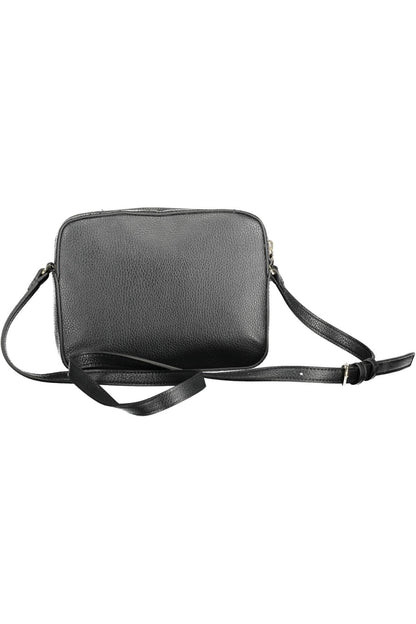 Sleek Recycled Polyester Handbag in Black