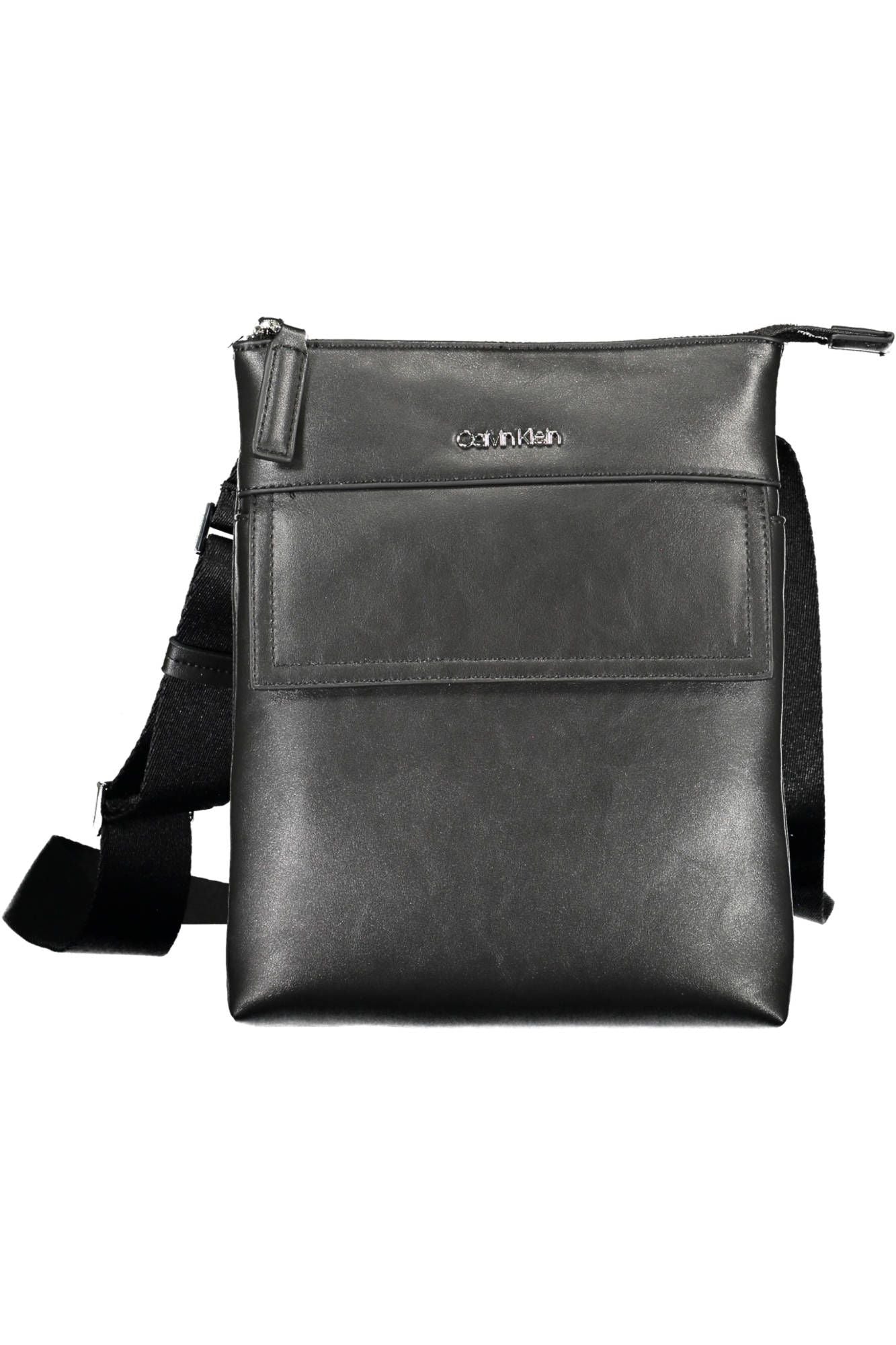 Sleek Black Eco-Conscious Shoulder Bag