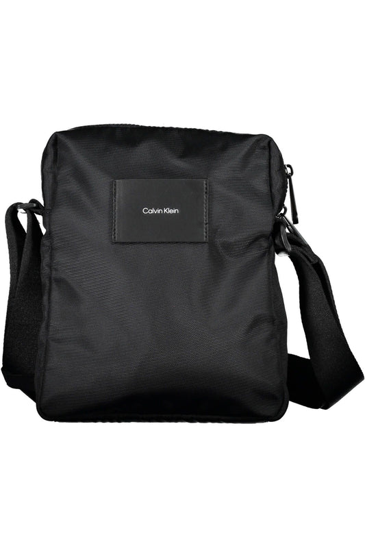 Sleek Black Eco-Friendly Shoulder Bag