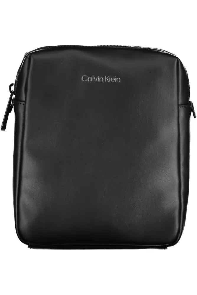 Eco-Conscious Black Shoulder Bag