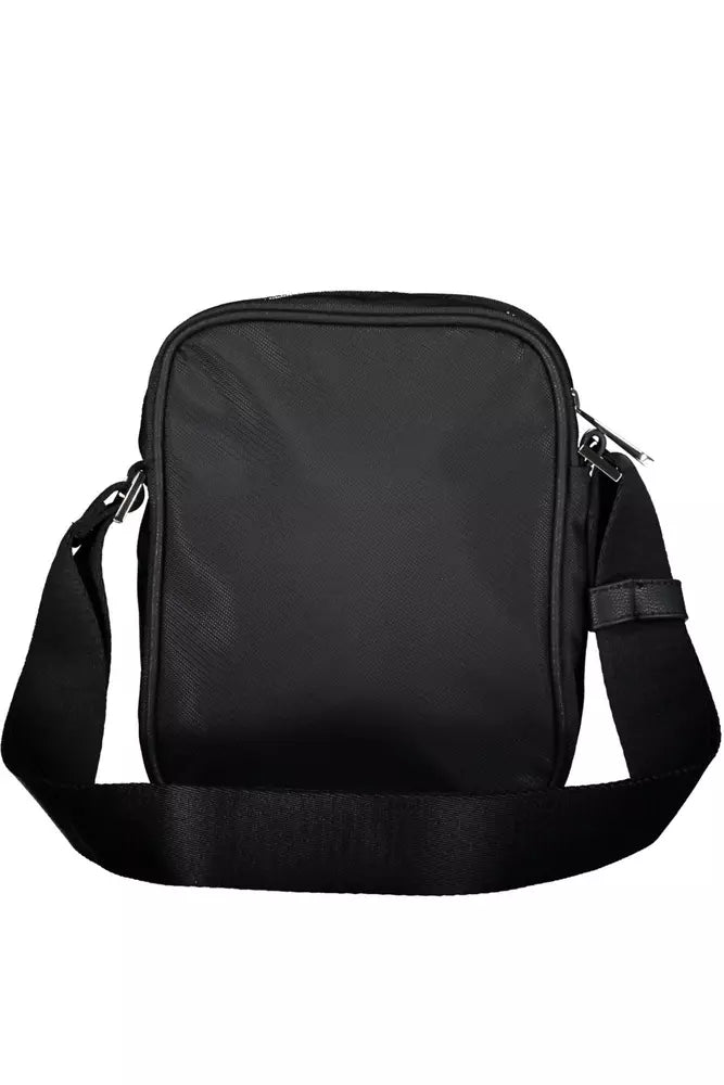 Elegant Black Recycled Shoulder Bag