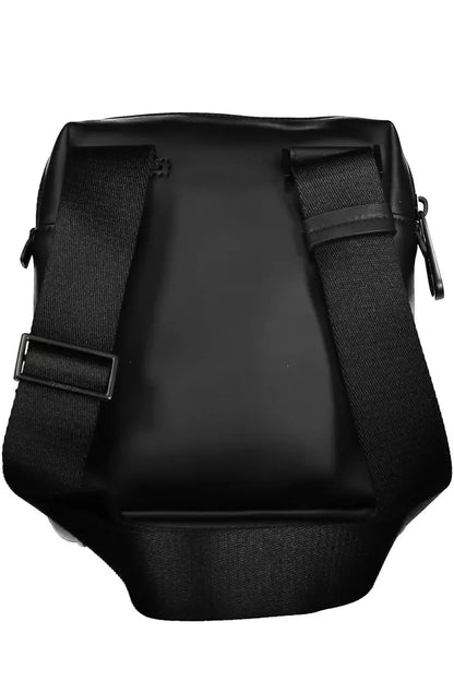 Eco-Conscious Black Shoulder Bag