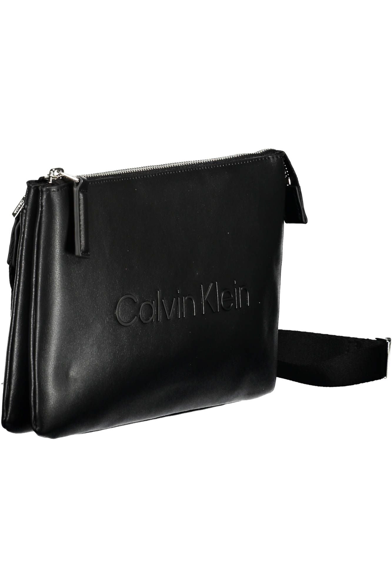 Elegant Black Shoulder Bag with Contrasting Details