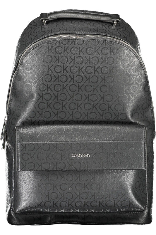 Eco-Conscious Sleek Black Backpack