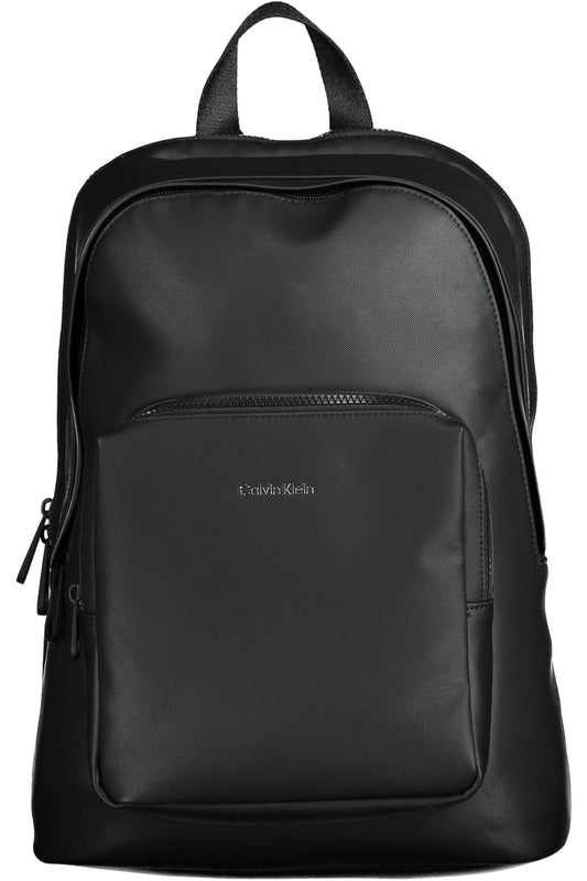 Sleek Black Eco-Conscious Backpack